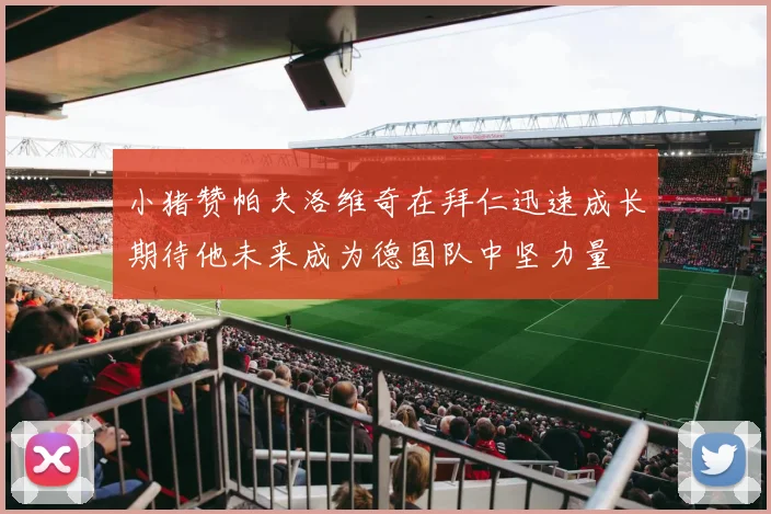 小猪赞帕夫洛维奇在拜仁迅速成长期待他未来成为德国队中坚力量